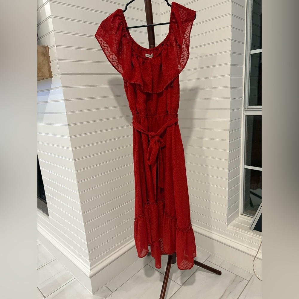 Max Studio Red Maxi Dress